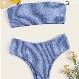 High waisted bathing suit